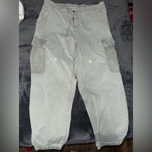American Eagle Outfitters Women’s Cargo Joggers - olive green